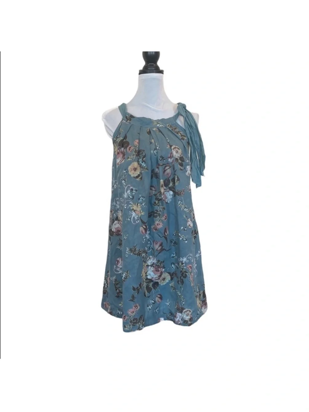 Bellambra 100% linen halter neck floral sleeveless sundress size extra small - Picture 3 of 11